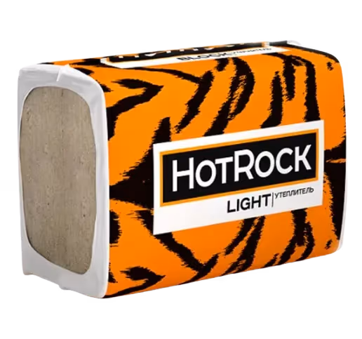 Каменная вата HotRock Лайт ЭКО, плиты 1200×600 мм, 50 и 100 мм — утеплитель — Aleopt