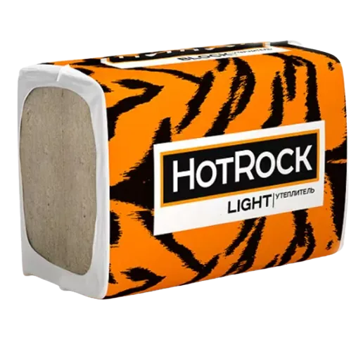 Каменная вата HotRock Лайт ЭКО, плиты 1200×600 мм, 50 и 100 мм — утеплитель — Aleopt